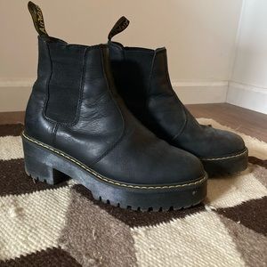 Platform Doc Martens Chelsea style boot